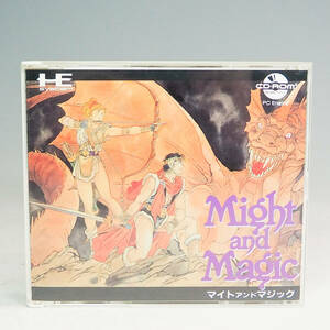 PC Engine PCエンジン CD-ROM2 Might and Magic マイトアンドマジック NAPR-1022 NEC アベニュー RPG K5647