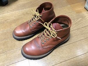 美品REDWING レッドウィング 8170 アイリッシュセッター 希少ビブラムソール プレーントゥ US6E