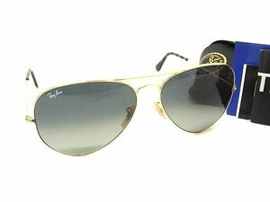 1円 ■極美品■ Ray-Ban レイバン RB3025 AVIATOR LARGE METAL 181/71 62□14 3N アビエーター サングラス メガネ ゴールド系 FD1930