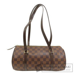 LOUIS VUITTON ルイヴィトン N41210 パピヨン30 新 ダミエ エベヌ ハンドバッグ ダミエキャンバス レディース 中古