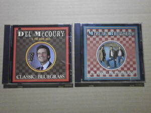 CLASSIC BLUEGRASS 2枚で 「DEL McCOURY & THE DIXIE PALS」「McPEAK BROTHERS」