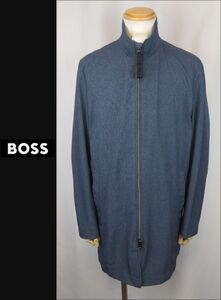 ■■＜極美品＞ヒューゴボス＜HUGO BOSS・New Logo・stretch＞stand Calla Full Zip spring コート S／F＜IT：46＞■■