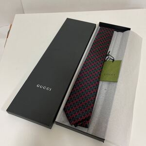 GUCCI INTERLOCKING G グッチ インターロッキングG ネクタイ 未使用