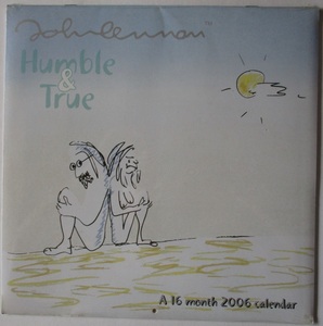 ジョン・レノン・Humble＆True。A16 ｍｏｒｔｈ２００６　ｃａｌｅｎｄｅｒ。未開封。　　