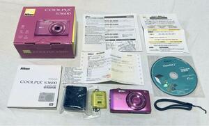 希少色 Nikon COOLPIX S3600 コンパクトカメラ 希少 生産終了