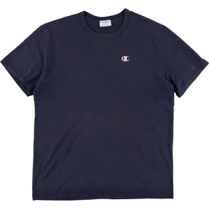 古着 チャンピオン Champion 復刻 バータグ ワンポイントロゴTシャツ メンズL相当 /eaa454398