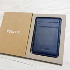 POKLOX MagSafe ウォレットスタンド iPhone ネイビー