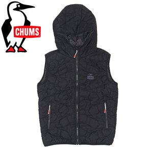 CHUMS (チャムス) CH14-1416 Booby Stitch Padded Vest レディース ブービーステッチパテッドベスト CMS165 K001Black L