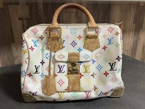 ☆【売り切り】LOUIS VUITTON ルイヴィトン M92643/SP0014 モノグラム マルチカラー スピーディ30 レディース ハンドバッグ