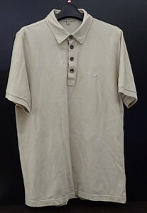 ◎Burberry　バーバリー　半袖ポロシャツ　XLサイズ　ホースロゴ刺繍　メンズ　ボタンロゴ刻印