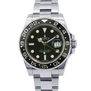 ロレックス GMTマスター2 116710LN ROLEX 腕時計 黒文字盤 【安心保証】