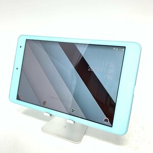 【美品】京セラ Qua tab QZ8 au KYT32/チョコミント/32GB/58276