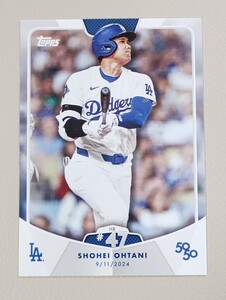 【47号】 2024 TOPPS SHOHEI OHTANI 大谷 翔平 50/50 HR#47 ホームラン ドジャース