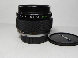 OLYMPUS om-system G.ZUIKO auto-s 55mm/f 1.2レンズ(難有品)