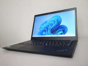 1円～ Lenovo ThinkPad T480s Corei5-8350U 第8世代 SSD256G Win11 (2023-0530-1879)