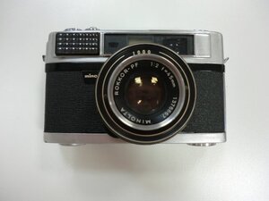 ★ミノルタ MINOLTA フィルムカメラ minoltaAL ROKKOR-PF 1:2 f=45mm シャッターOK ジャンク品【中古】｛dgs3097｝