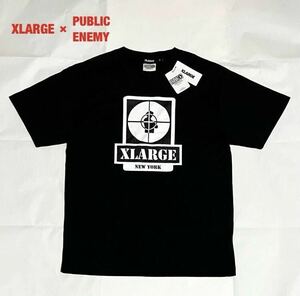 【新品】XLARGE×PUBLIC ENEMY　コラボTシャツ　ビッグロゴ　タグ付き　エクストララージ　パブリックエネミー　希少　101224011001