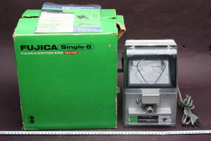 3231 発光確認 FUJICA Single-8 EDITOR E55 シングル8 エディター 箱付き