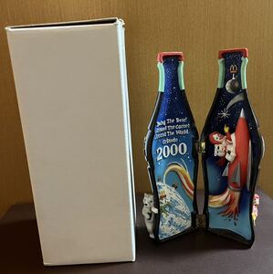 激レア 2000年コカ・コーラ マクドナルド コラボ ディスプレイボトル　元箱付き 中古長期保管品