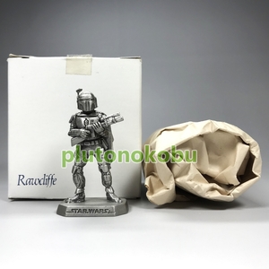 【未展示・箱付・美品】Rawcliffe Pewter Figures / ピューター製フィギュア / ボバ・フェット /STAR WARS マンダロリアン【レア・希少】