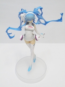 中古 バンプレスト SQフィギュア 初音ミクレーシングver. 「レーシングミク 2014!～」フィギュア