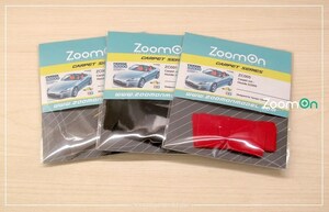 ZoomOn ZC005 1/24 カーペットセット - ホンダ S2000 - ブラック