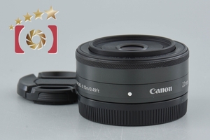 【中古】Canon キヤノン EF-M 22mm f/2 STM ブラック