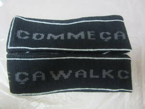 ★ CONTACLUB 黒文字入り　マフラー　 COMMEL CA WALK マフラー　★　