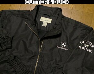 XL(US)XXXXL(JP位)★格安即決＋送無料★希少カッター＆バックUSA限定 美品ベンツMercedes-Benz特注刺繍撥水防風 ジャケット4L 3XL 5L 4XL位