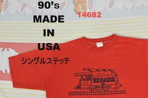 機関車 70’ｓ Tシャツ 14682 USA製 シングルステッチ ビンテージ