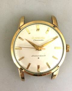 ☆Grand Seiko グランドセイコー Chronometer Diashock 25 jewels 14K 金無垢 手巻き 腕時計 ベルト無し 稼働品◆