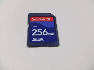 SDカード 256MB フォーマット済み 1枚 動作品 Sandisk