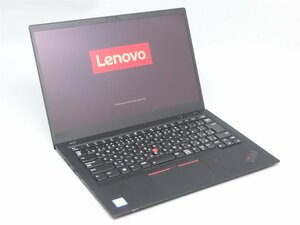 Lenovo X1Carbon 6thGen /第8世代i5-8250U / メモリ8G /14型/BIOSまで表示 / NOチェック詳細不明 / ノートPCパソコン / ジャンク品