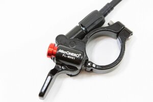 【即納】【軽量アルミ合金製】MicrOHERO 　ワイヤ付き　サスペンションフォーク　リモートコントロールレバー　22.2mm　FL-MH01