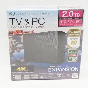 未使用 未開封 SEAGATE TV録画対応 外付けハードディスク 4K EXPANSION