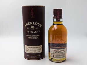 □★ 【未開栓】ABERLOUR DISTILLERY 12年 シングルモルト スコッチウィスキー 700ml 40% 箱付 お酒 ウイスキー ②