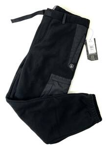 VOLCOM ボルコム A1232200BLK① メンズ Mサイズ ジョガーパンツ JoggerPants ポーラーフリース 暖かい防寒着 ヴォルコム 新品即決 送料無料