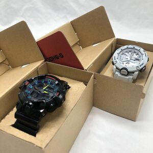 G-SHOCK ジーショック CASIO カシオ 腕時計 稼働 2本まとめて 5522 ブラック 5590 ホワイト 中古 KN-KVIW