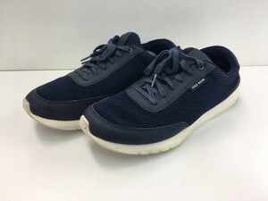 KZ107★COLEHAAN メッシュニットスニーカー★US10★ネイビー コールハー