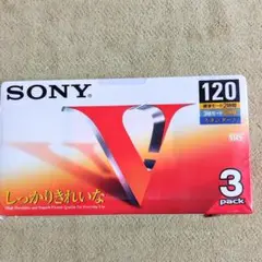 SONY VHS 120分　ビデオテープ　3パック 新品 ソニー
