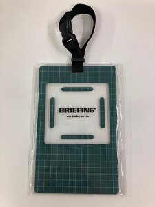 M83☆新品☆正規品☆ブリーフィング BRIEFING GOLF ネームプレート グリーン 名札 非売品/M83-BRI-GRN-NAME