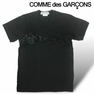 n251 COMME des GARCONS コムコム コムデギャルソン 2013 Tシャツ チュール 半袖Tシャツ カットソー トップス ブラック RM-T017 XS 正規品