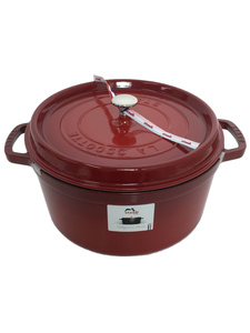 Staub◆鍋/容量:6.5L/サイズ:28cm/レッド/赤/40509-852