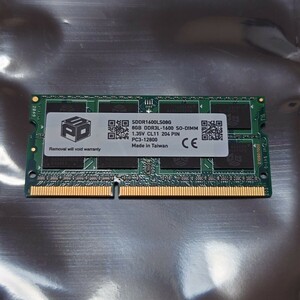 SPD PC3-12800 DDR3 8GB ノートPC用メモリ