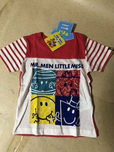 【同梱不可！】MR.MEN LITTLE MISS★ミスターメン　Ｔシャツ★９０★赤★吸水速乾★UV対策