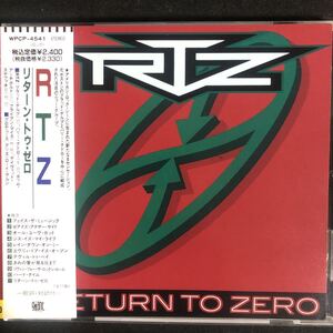 帯付き！国内盤！RTZ/ Return To Zero/ リターン・トゥ・ゼロ