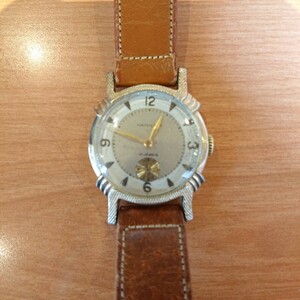 40s アンティーク 手巻き 腕時計 ハミルトン HAMILTON スモセコ ゴールド 金メッキ スモールセコンド