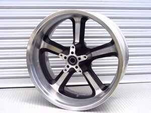 ◎V-ROD VRSCF 純正 リアホイール（18インチ 18×8.00 ブラック/ポリッシュ ハーレー Vロッド マッスル リア キャスト ホイール