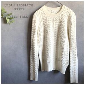 URBAN RESEARCH オフホワイト ニット