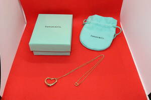 ♪♪TIFFANY&Co. ティファニー 750/K18YG オープンハート ネックレス♪♪